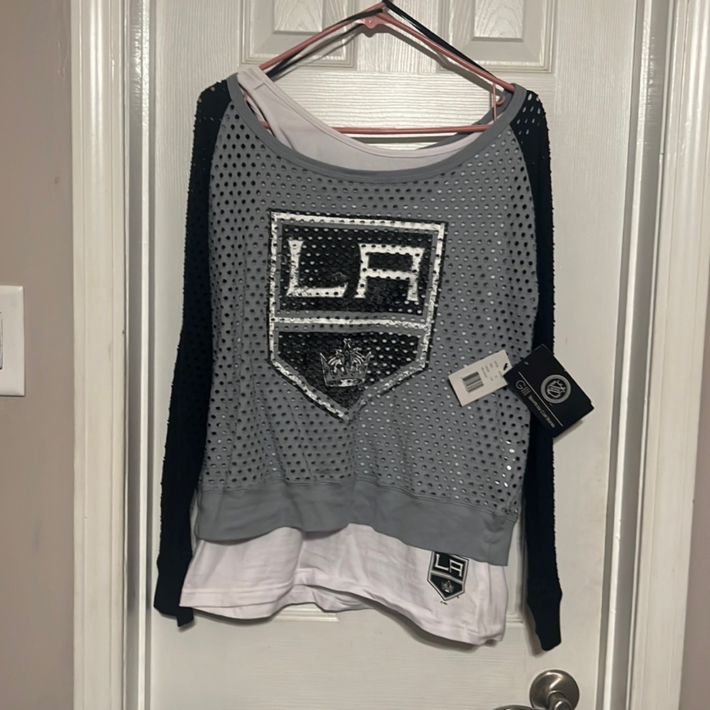 LA Kings Long Sleeve Shirt with Under Tank - Size XL
